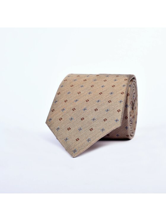 ELSNER ELSNER Γραβάτα JEDWAB ŻAKARD A1115 Μπεζ
