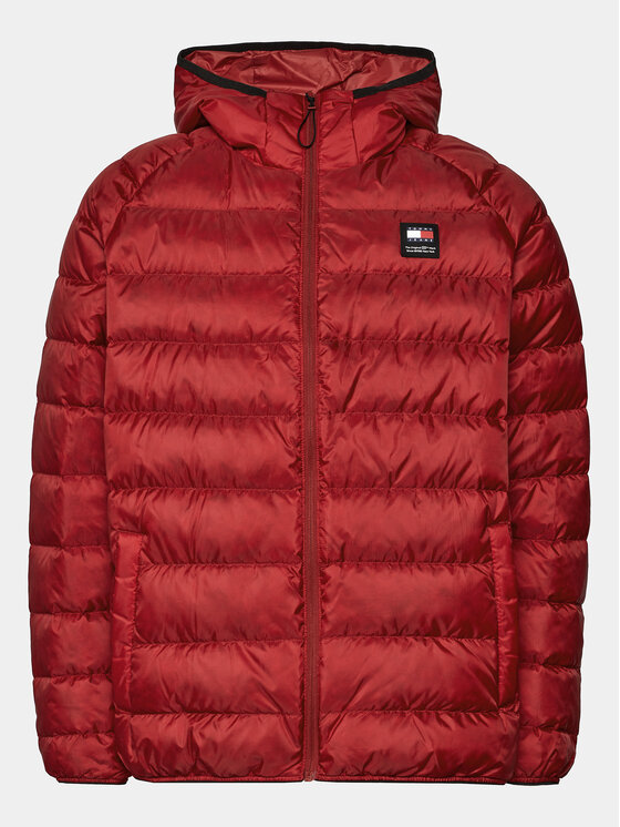 Tommy Jeans Tommy Jeans Átmeneti kabát DM0DM17882 Piros Regular Fit