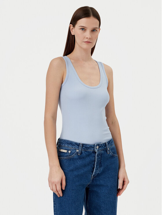Calvin Klein Calvin Klein Top K20K208246 Albastru Slim Fit