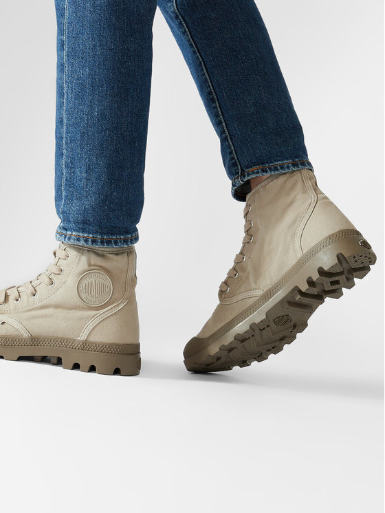 Palladium Palladium Schnürstiefeletten Us Pampa High H 02352-297-M Grau