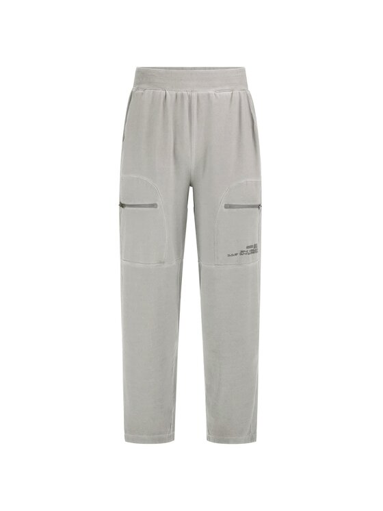 Guess Guess Kalhoty z materiálu 176717 Šedá Regular Fit