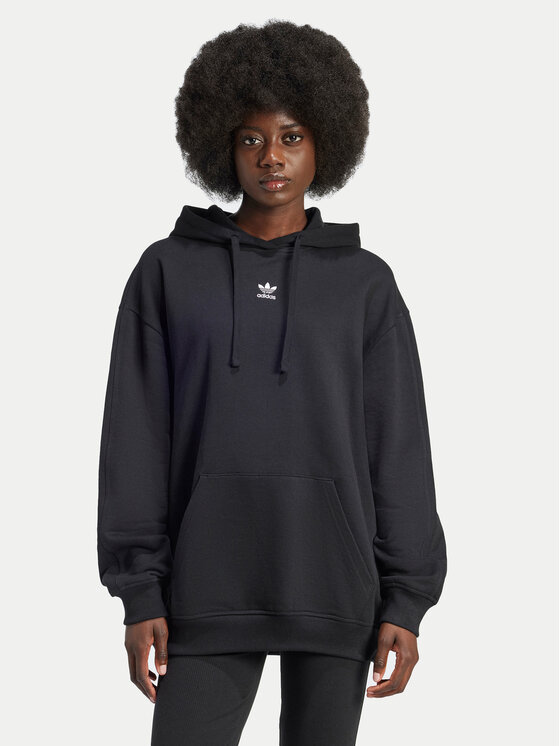 adidas adidas Bluză Essentials IY9615 Negru Oversize