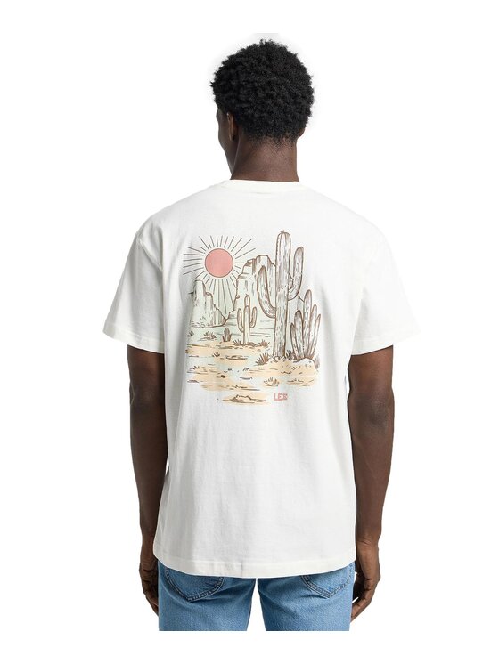 Lee Lee T-shirt 112364580 Beige Relaxed Fit