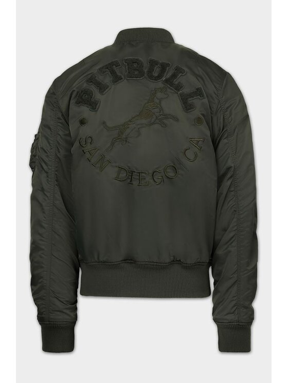 PITBULL PITBULL Kurtka przejściowa HACKET Zielony Regular Fit