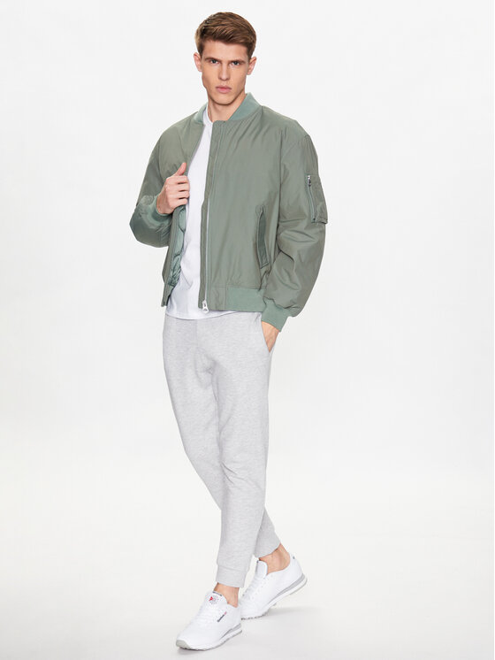 Outhorn Outhorn Μπόμπερ μπουφάν TJACM032 Πράσινο Relaxed Fit