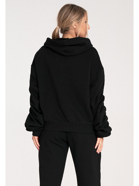 FIGL FIGL Μπλούζα M1055 Μαύρο Loose Fit
