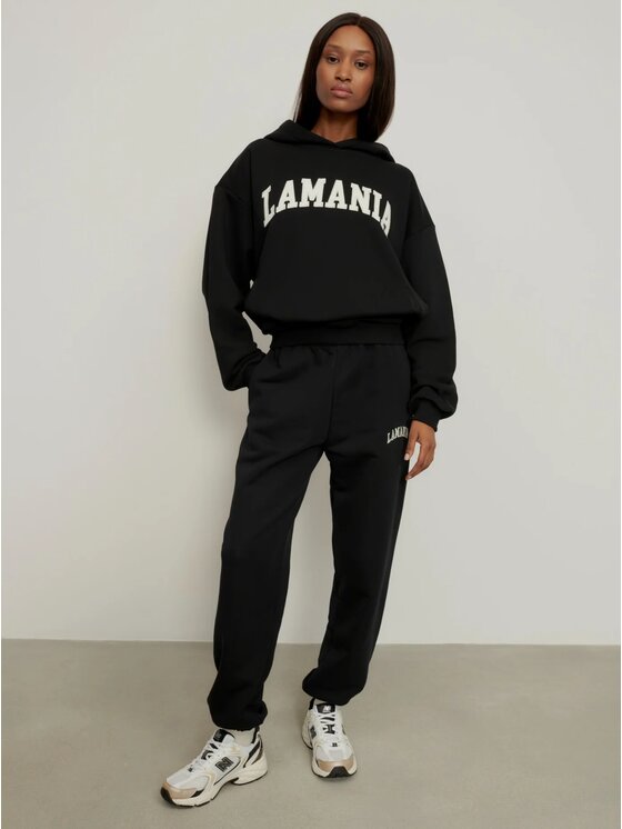 La Mania La Mania Mikina TWIN Čierna Basic Fit