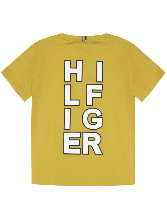 Tommy Hilfiger Tommy Hilfiger T-shirt Multi Application KB0KB05428 M Jaune Regular Fit