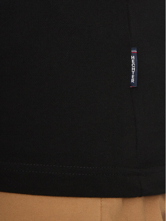 Hechter Paris Hechter Paris Poloshirt Pique 74004 151902 Schwarz Regular Fit