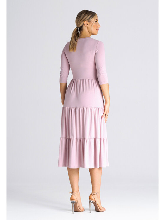 FIGL FIGL Sukienka codzienna SUKIENKA M943 Różowy Regular Fit