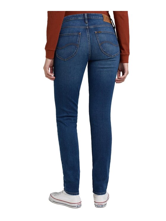 Lee Lee Jeansy Elly Niebieski Straight Leg