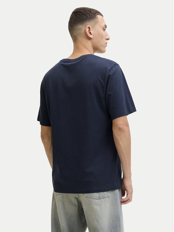 Jack & Jones Jack & Jones T-shirt Ejeff Logo 12288536 Tamnoplava Regular Fit