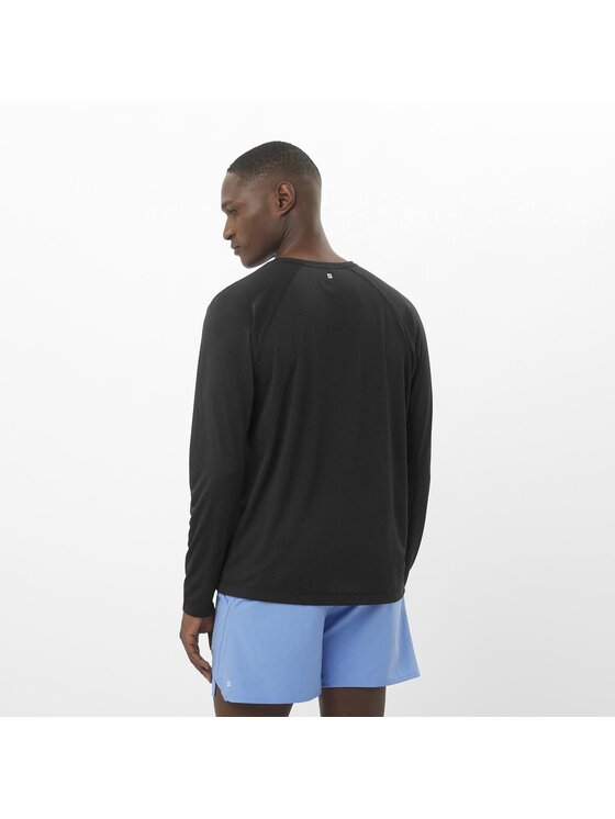 Salomon Salomon Longsleeve SHAKEout CORE LS TEE M Czarny Regular Fit