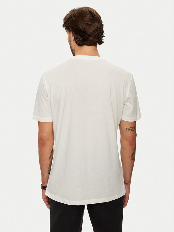 Armani Exchange Armani Exchange T-krekls 6DZTHF ZJH4Z 1116 Balts Regular Fit