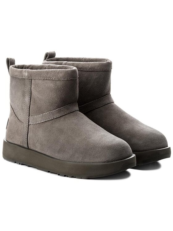 Ugg Ugg Μπότες Χιονιού W Classic Mini Waterproof 1019643 Γκρι