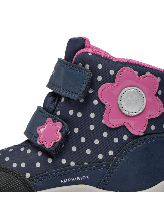 Geox Geox Śniegowce B Flanfil Girl B Abx B363WB 0MNBC C4268 S Granatowy