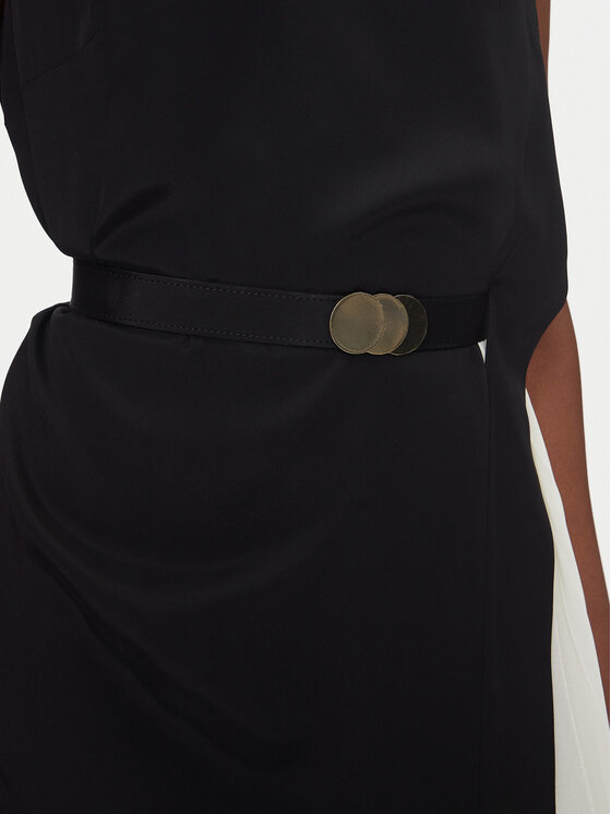 Simona Corsellini Simona Corsellini Sukienka koktajlowa P25CPAB01001 Kolorowy Slim Fit