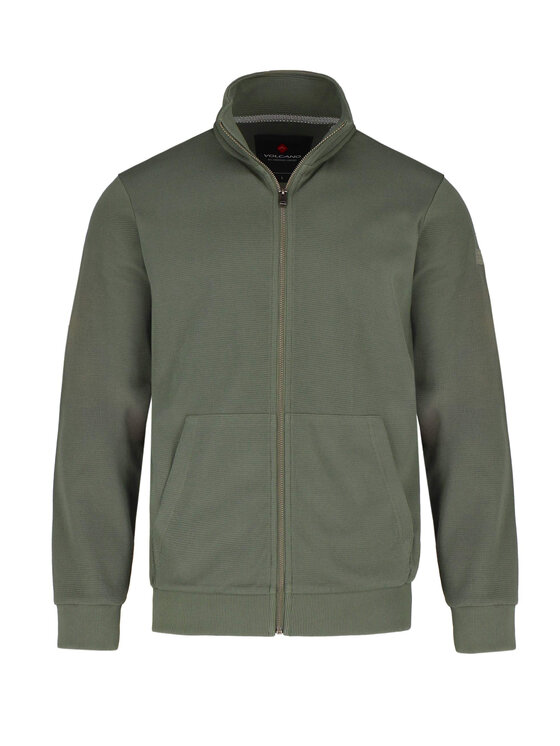 Volcano Volcano Bluza B-GULF Zielony Regular Fit