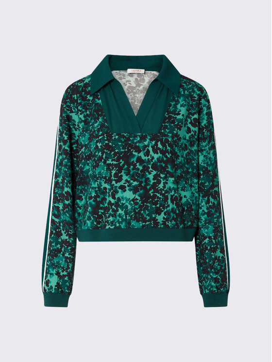 Liu Jo Liu Jo Felpa TF6169TS202L9188 Verde Regular Fit