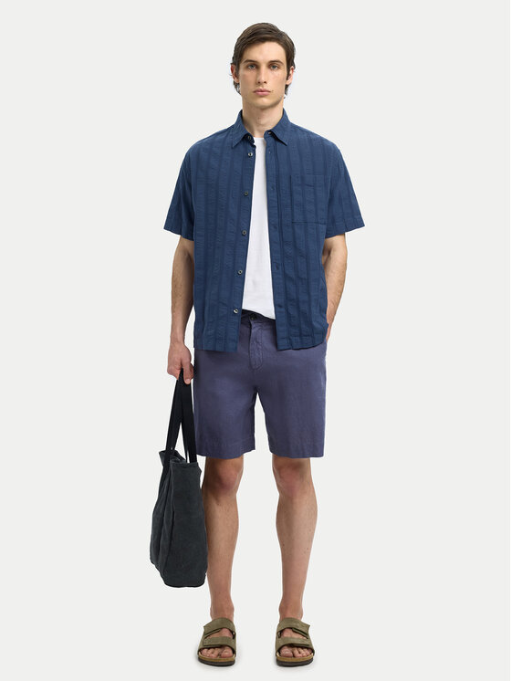 Selected Homme Selected Homme Pantalon scurți din material 16097541 Violet Loose Fit