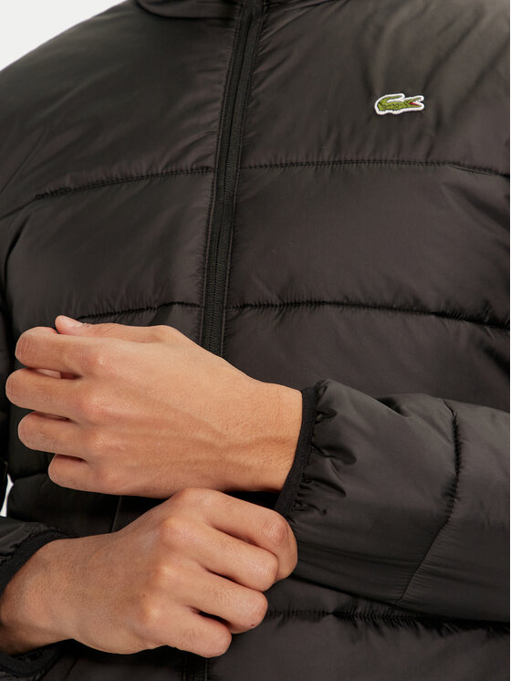 Lacoste Lacoste Μπουφάν μεταβατικό BH6763 Μαύρο Regular Fit