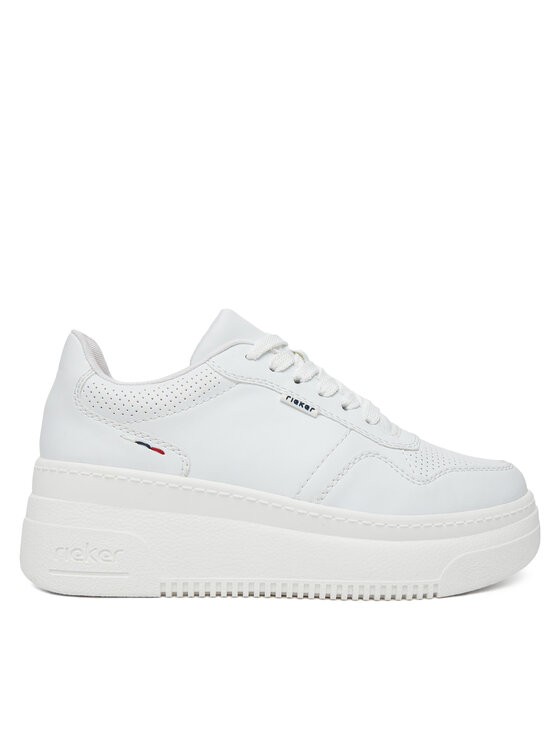 Rieker Rieker Sneakersy M7811-80 Bílá