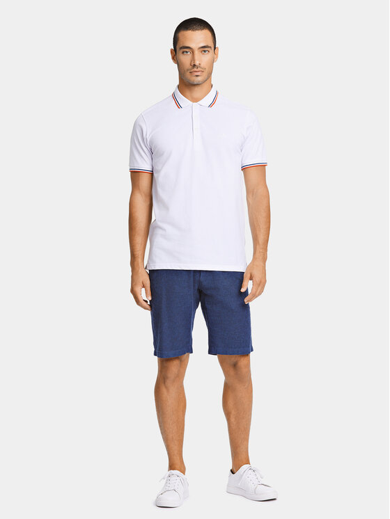 Lindbergh Lindbergh Szorty materiałowe 30-508003 Granatowy Relaxed Fit