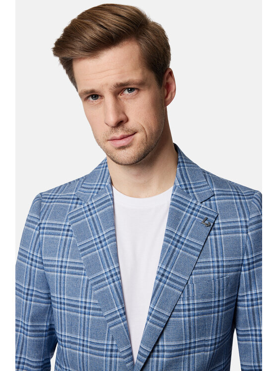Lancerto Lancerto Marynarka Albacete MA131124000012 Niebieski Slim Fit