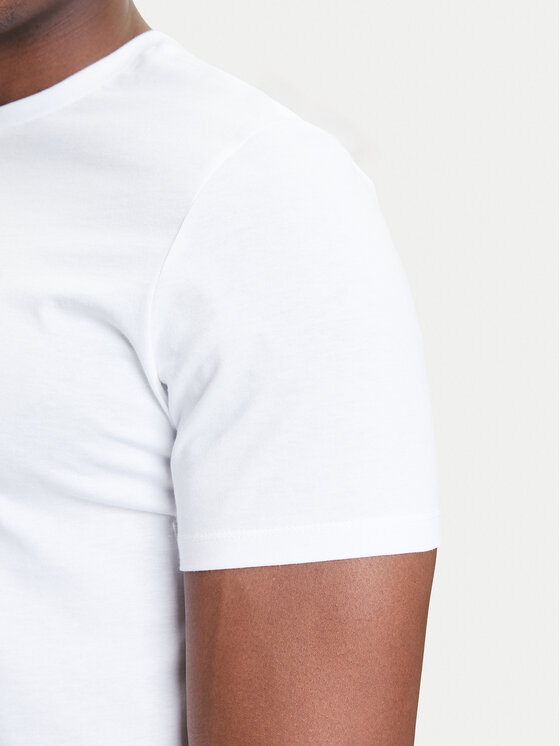 Calvin Klein Jeans Calvin Klein Jeans T-krekls Center Monogram LV04RC857G Balts Regular Fit