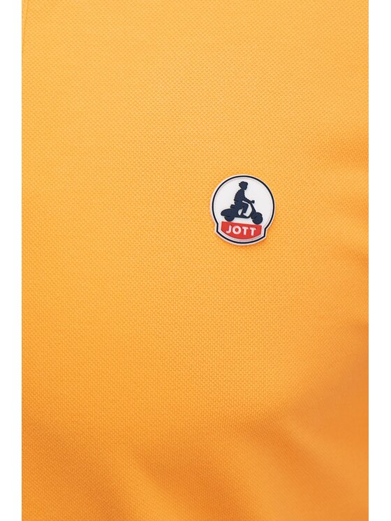 Jott Jott Polo SS24MPOL10-70A_3XL Pomarańczowy Regular Fit