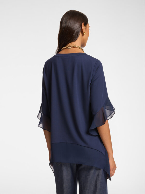 Elena Mirò Elena Mirò Bluzka G357Z000572N034 Niebieski A-Line Fit