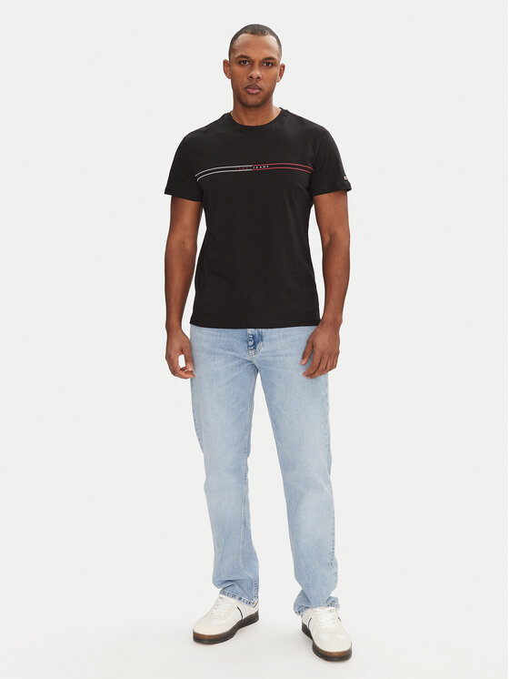 Tommy Jeans Tommy Jeans T-Shirt Entry Graphic DM0DM20779 Μαύρο Slim Fit