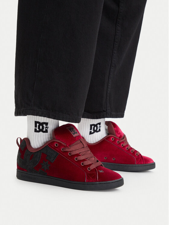 DC Shoes DC Shoes Снікерcи EO-COURT GRAFFIK LE DC02894601 Бордовий