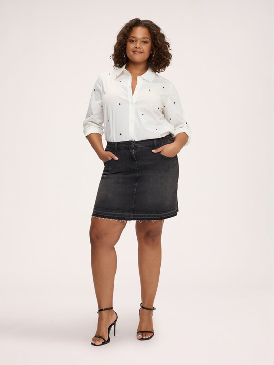Fiorella Rubino Fiorella Rubino Koszula 5013T001528N0S1 Biały Regular Fit