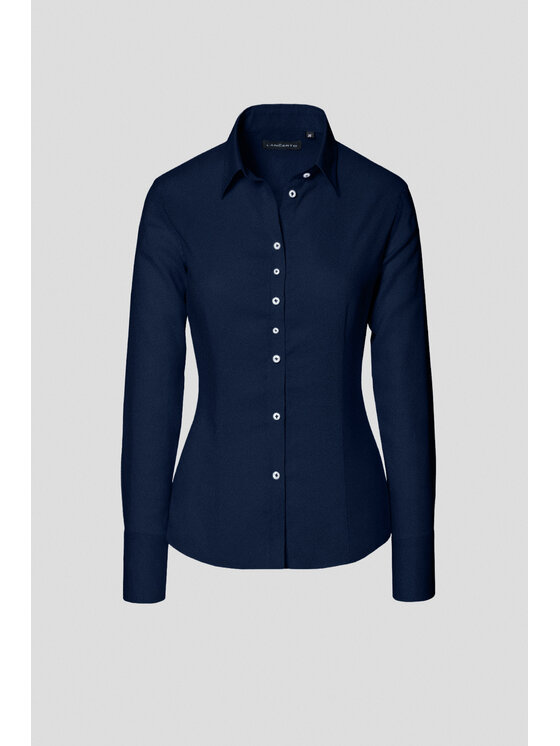 Lancerto Lancerto Koszula Meril KO073125000008 Granatowy Slim Fit
