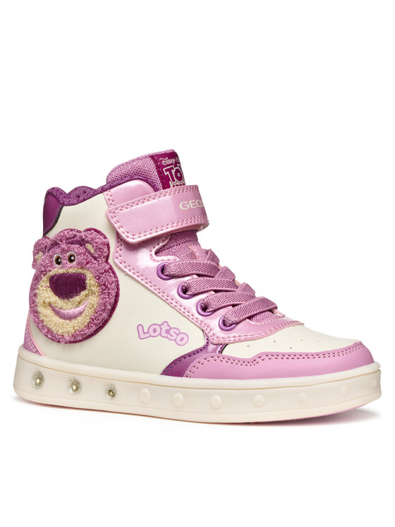 Geox Geox Сникърси J Skylin J568WG 0BCKN C8F1M S Екрю