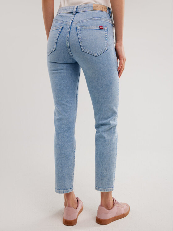 BIG STAR BIG STAR Jeansy ADELA_CROPPED_205_190 Niebieski Skinny Fit