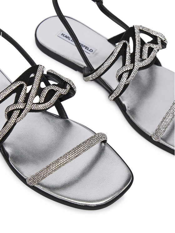 KARL LAGERFELD KARL LAGERFELD Sandalen Olympia II KL87425C Schwarz