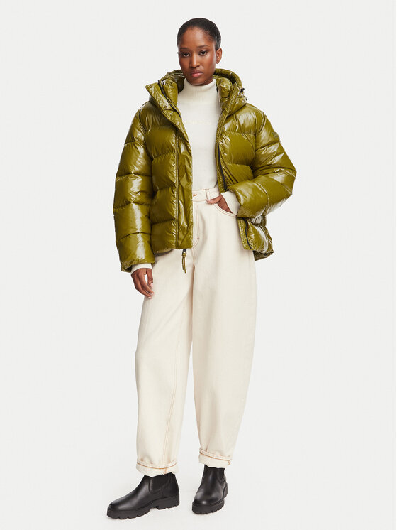 Napapijri Napapijri Giubbotto invernale A-Glane NP0A4HZ5 Verde scuro Regular Fit