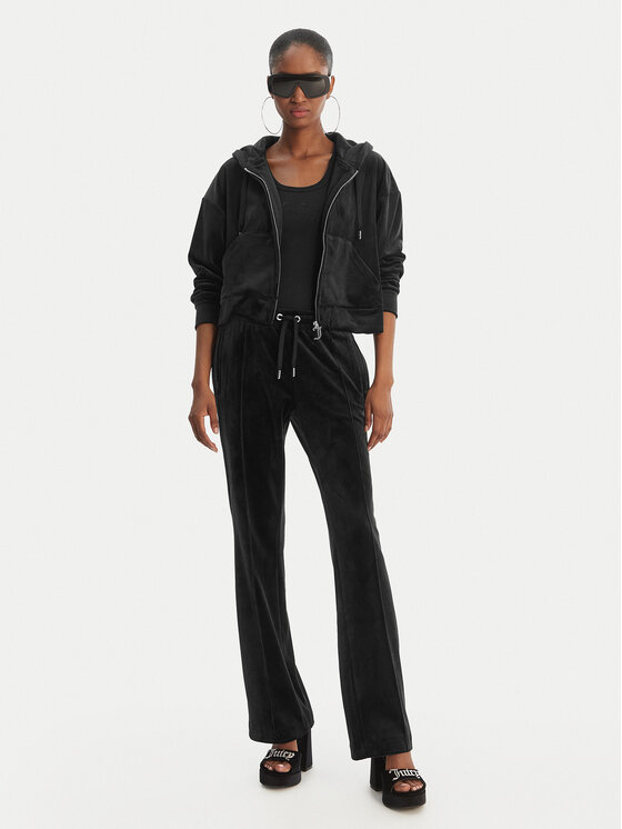 Juicy Couture Juicy Couture Spodnie dresowe Tina JCWBJ126327 Czarny Straight Leg