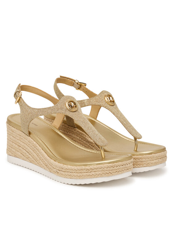 MICHAEL Michael Kors MICHAEL Michael Kors Еспадрильї Val Thong Wedge 40S6VAMS1D Золотий