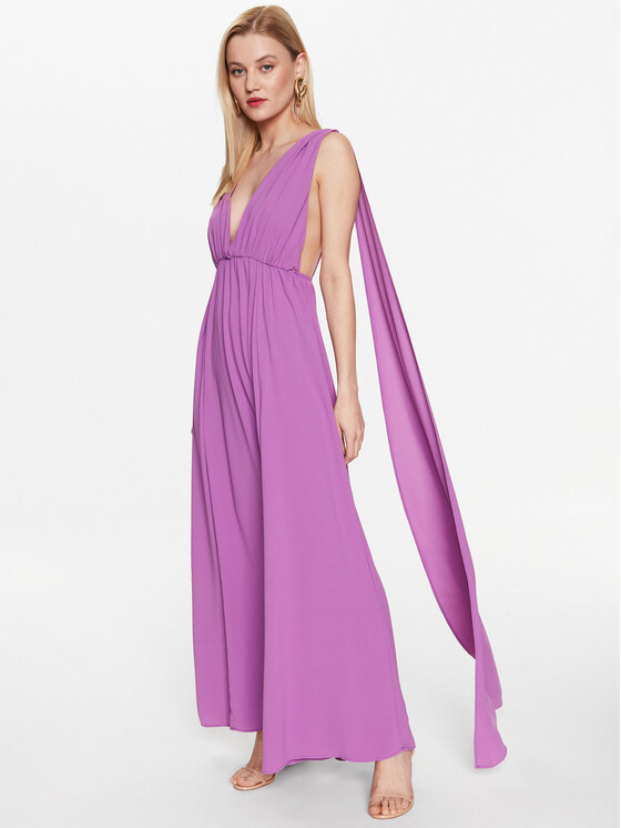 Kontatto Kontatto Coctailkleid YM509 Violett Regular Fit