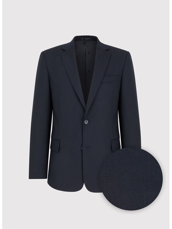 Pako Lorente Pako Lorente Marynarka P26WP-3X-011 Granatowy Slim Fit