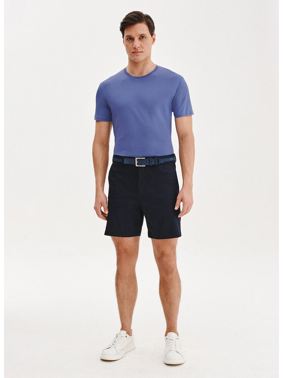 Pako Lorente Pako Lorente T-Shirt P25SF-TT-003 Granatowy Regular Fit
