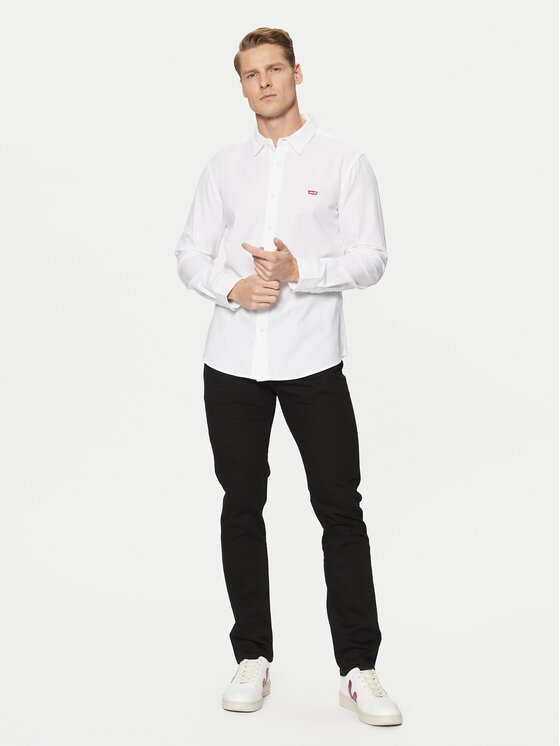 Levi's® Levi's® Cămașă Long Sleeved Shirt 86625-0002 Alb Slim Fit