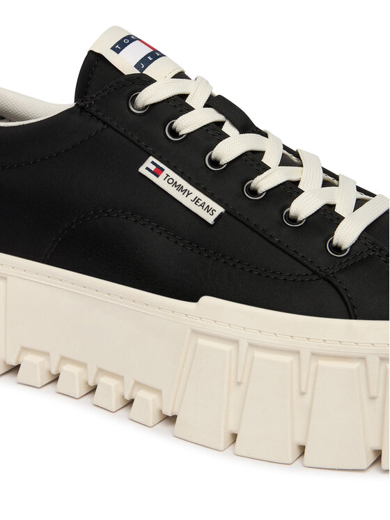 Tommy Jeans Tommy Jeans Sportcipők Tjw Flatform Chunky Sneaker EN0EN03036 Fekete