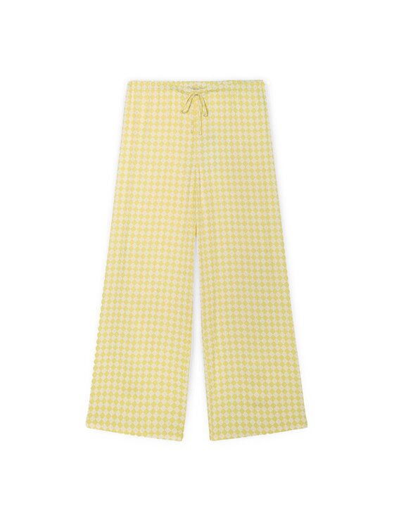 Trussardi Trussardi Spodnie materiałowe P271A102395N0LA Żółty Over Fit