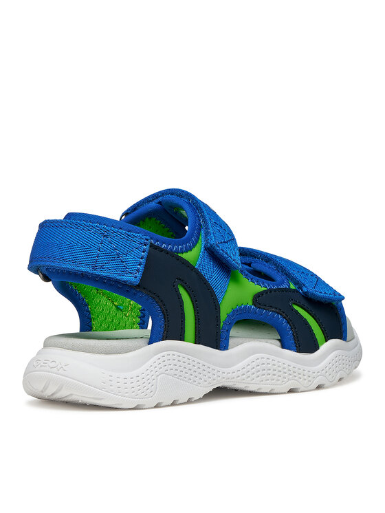 Geox Geox Sandále J Sandal Splush Boy J65GPA 05415 C4165 D Modrá