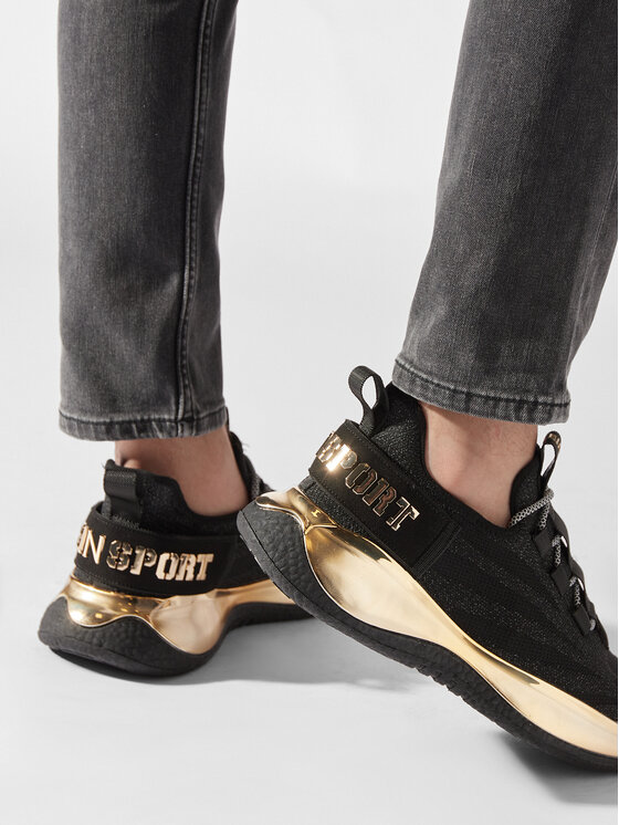 Plein Sport Plein Sport Sportcipő The Iron Tiger Gen.X.02 SACS USC0429 STE003N Fekete