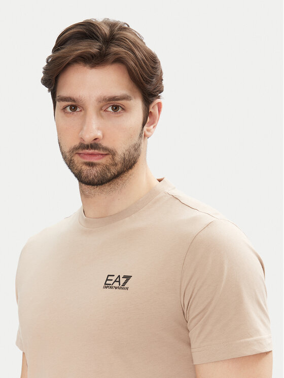 EA7 Emporio Armani EA7 Emporio Armani T-särk 8NPT25 PJVPZ U6155 Beež Regular Fit